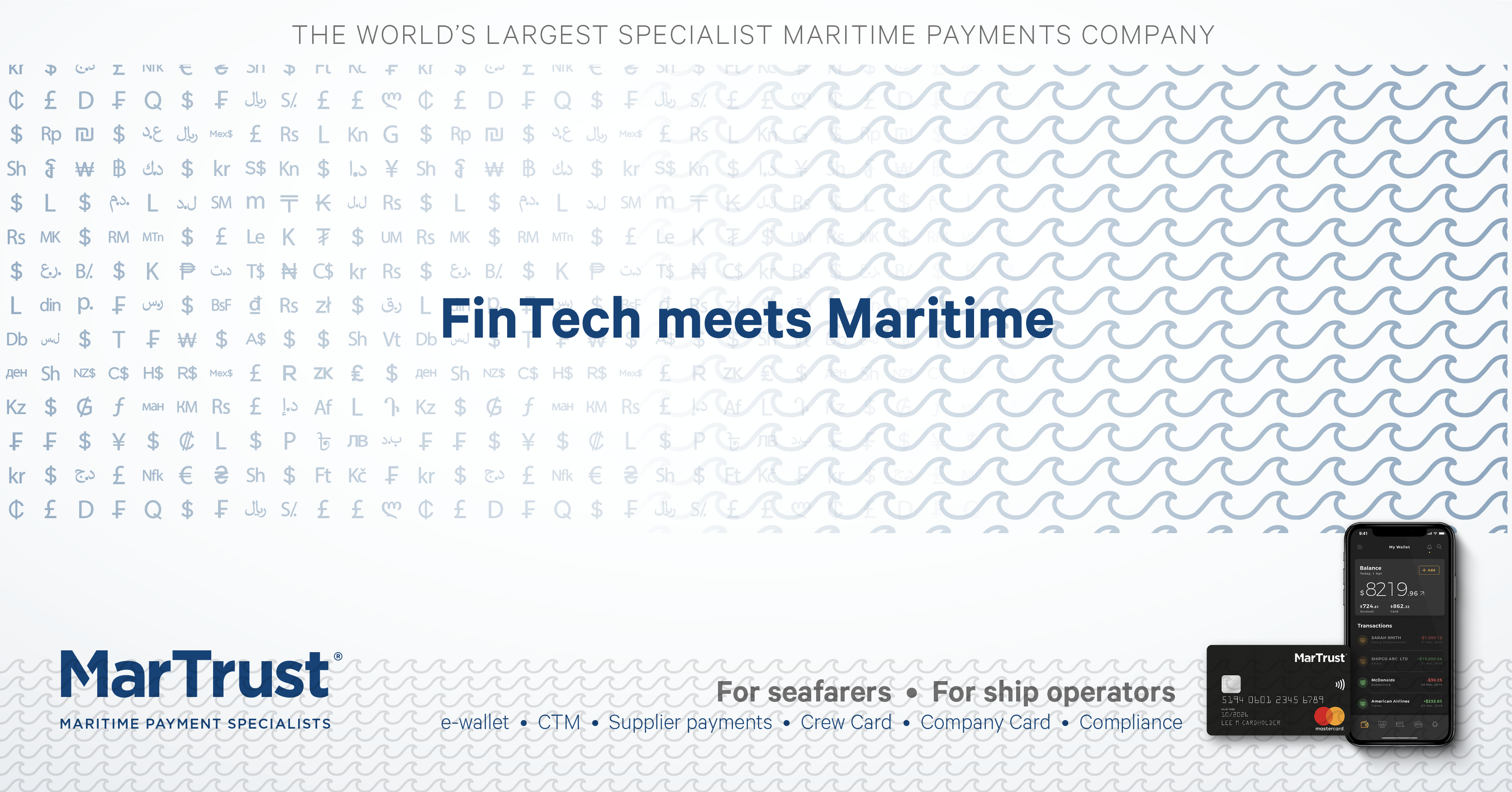 MarTrust - world's largest specialisrt marine payments