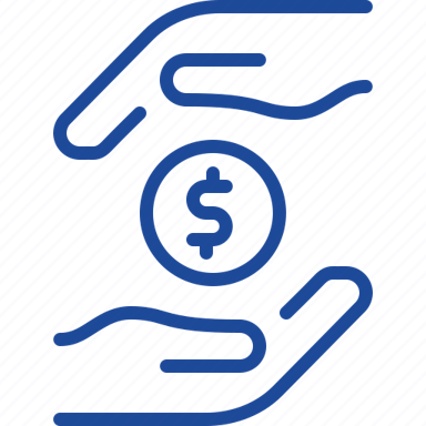 cost2 Reducing costs icon
