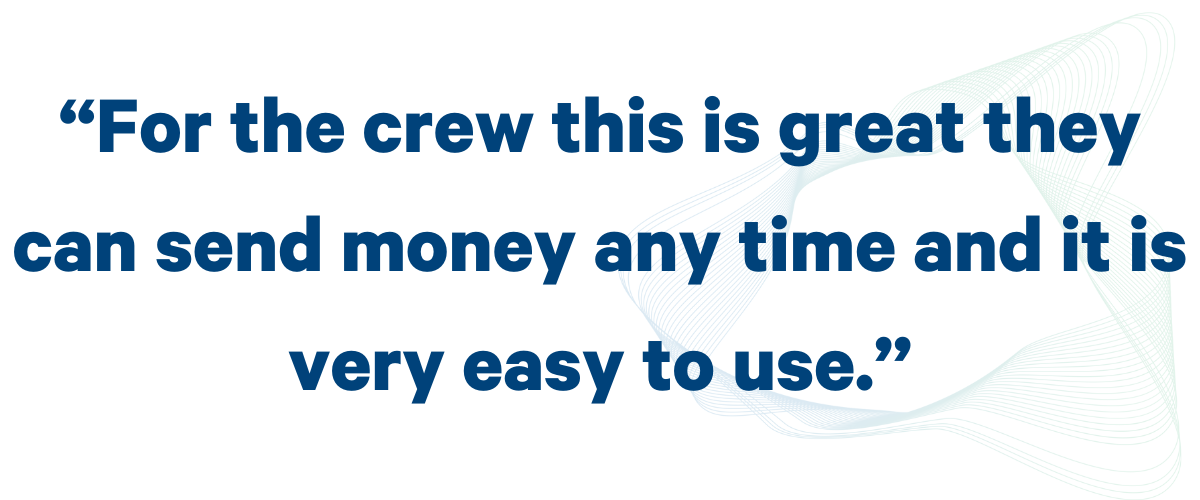 For the crew...